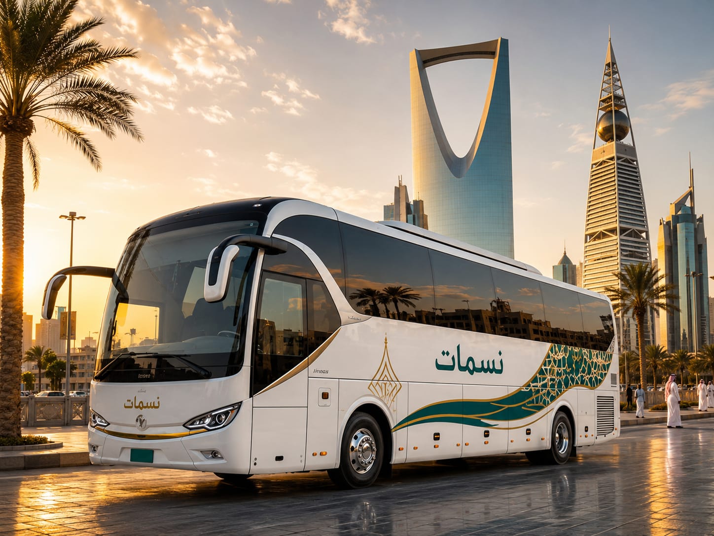 باصات حديثة ومكيّفة لرحلات العمرة